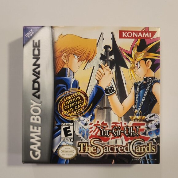 Yu-Gi-Oh The Sacred Cards 2004 GBA CIB With Cards